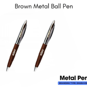 Brown Metal Ball Pen