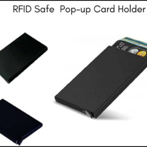 RFID Safe Pop-up Card Holder